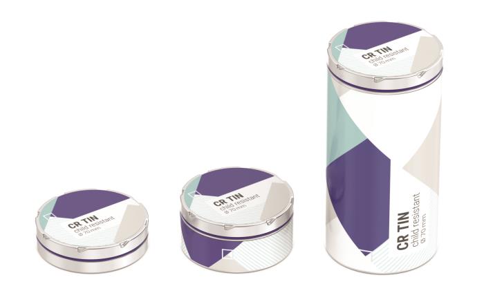 Hoffmann Neopac Introduces Child-Resistant Tins and Tubes for Safe Packaging of Liquid, Damp and Dry Cannabis Products